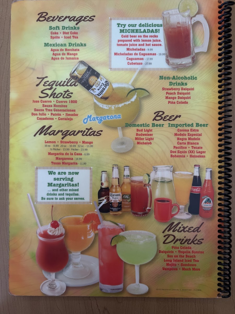 La Fuente Mexican Restaurant Menu - Image 2